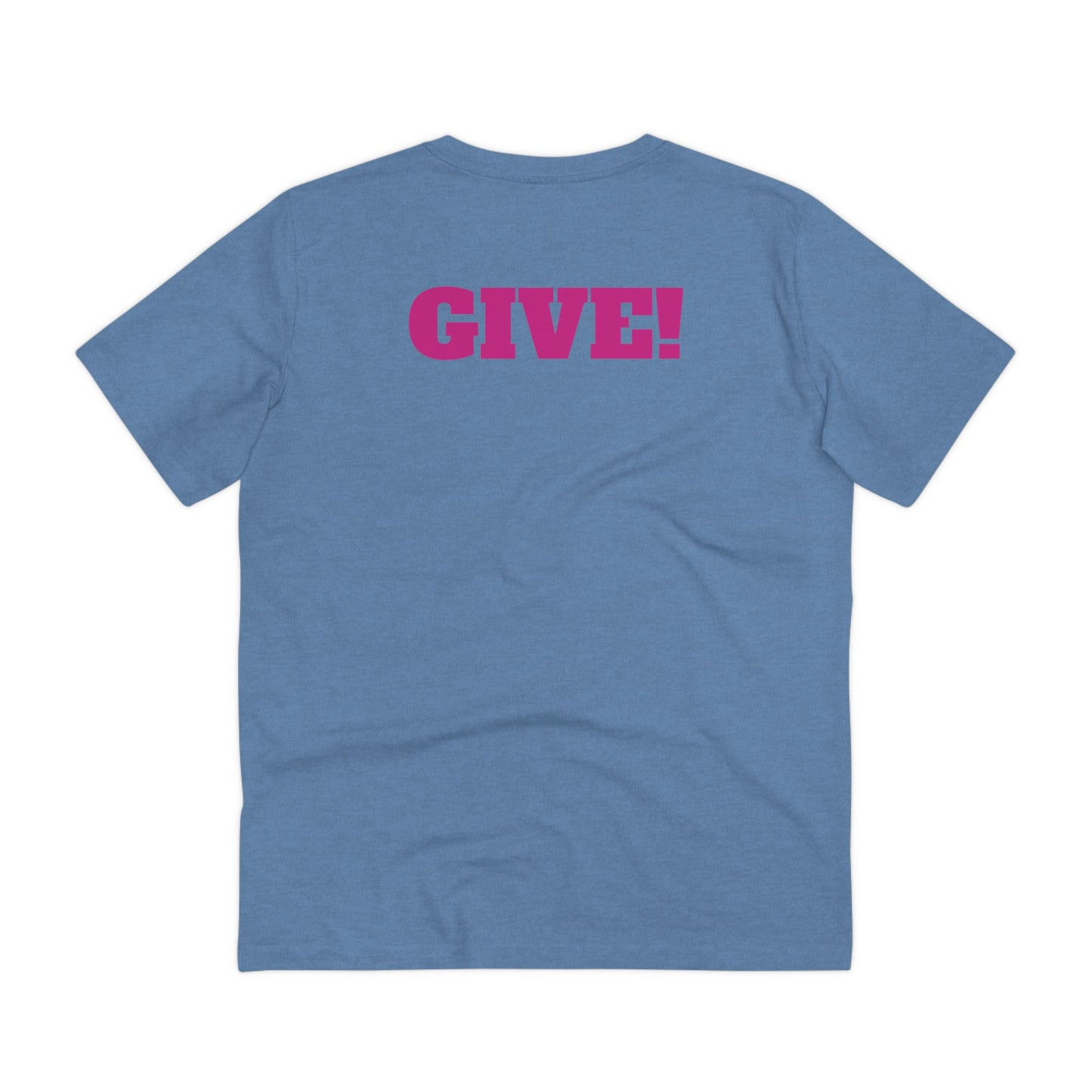 'GIVE HEART' Outline Organic T-shirt - Unisex