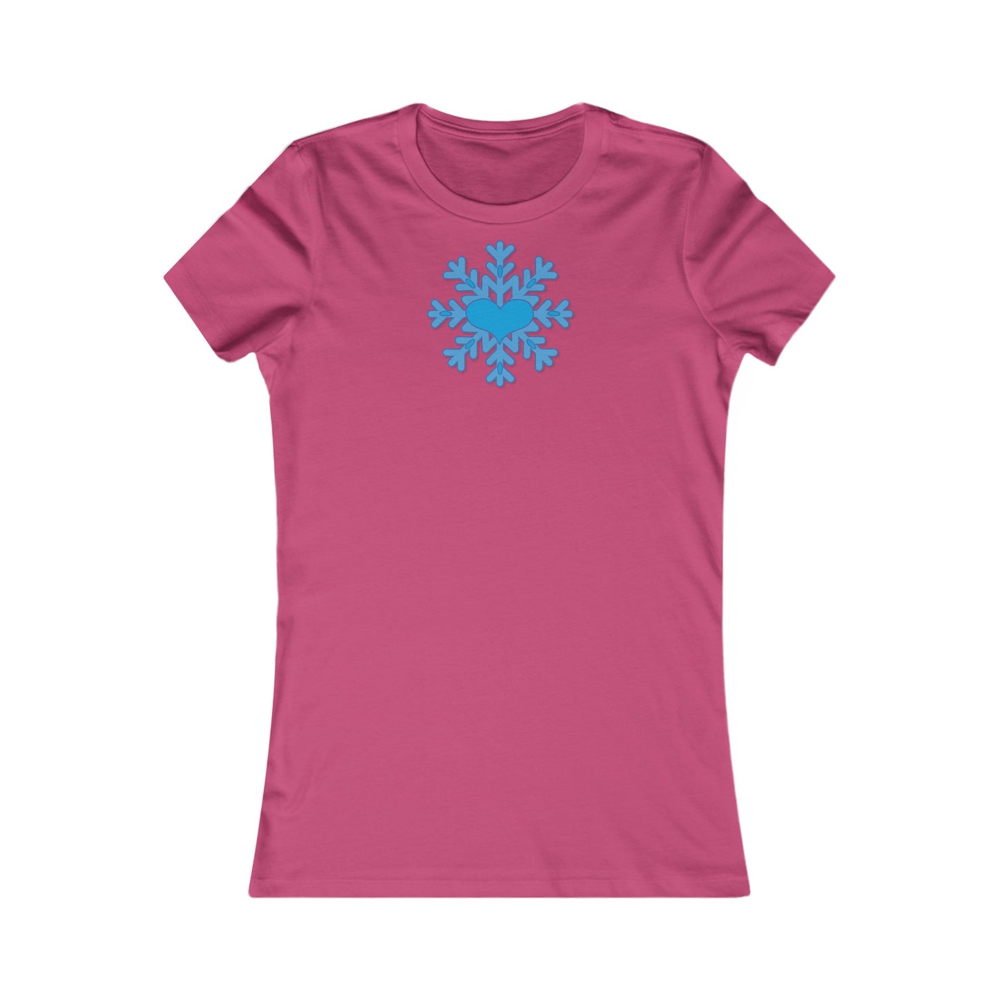 'SNOW FLAKE HEART' Special Edition Ladies T Shirt