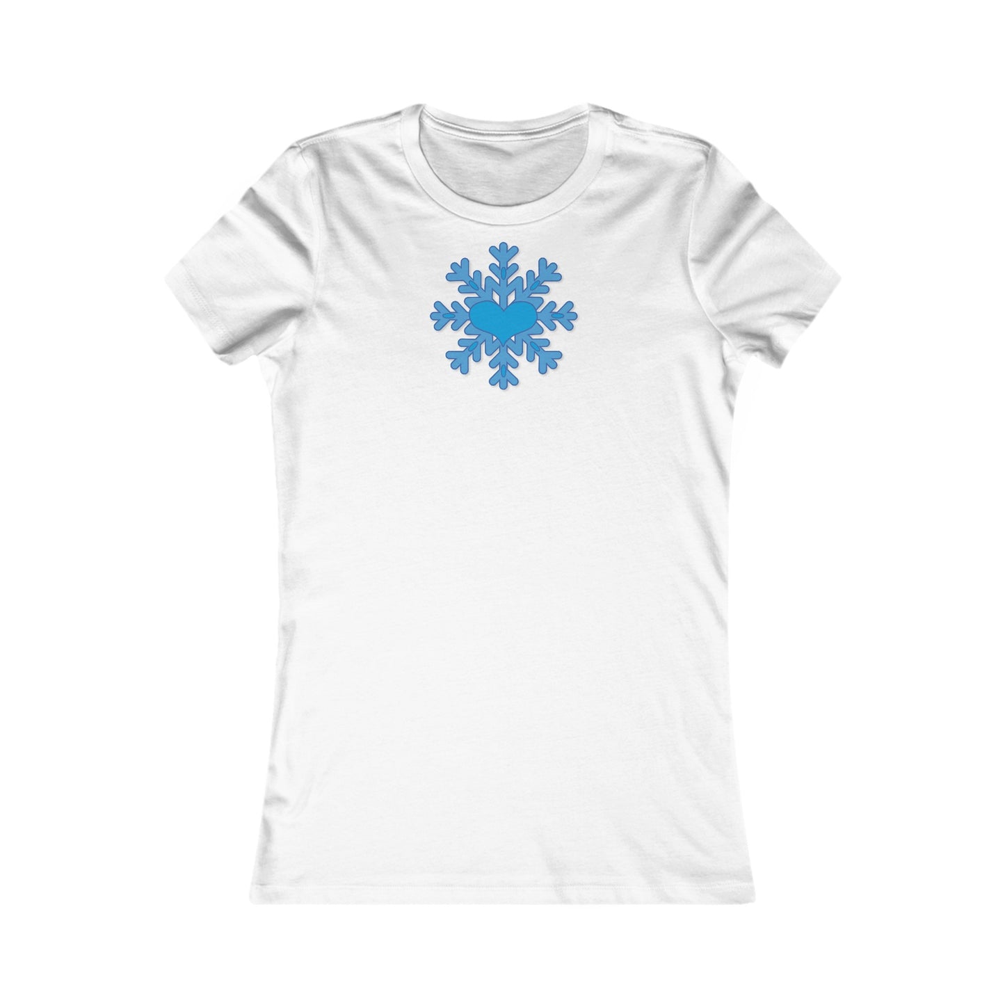 'SNOW FLAKE HEART' Special Edition Ladies T Shirt