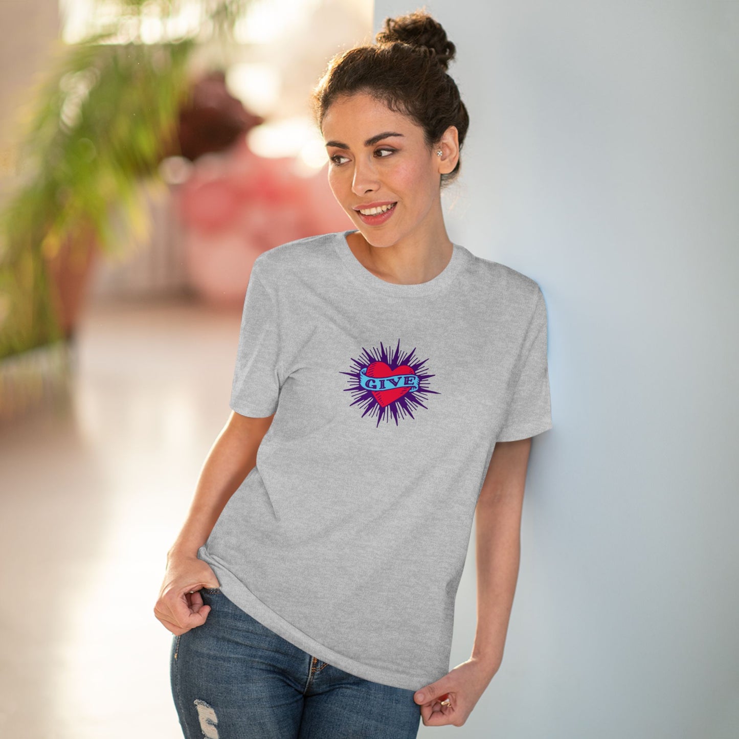 'GIVE TATTOO' Organic Creator T-shirt - Unisex