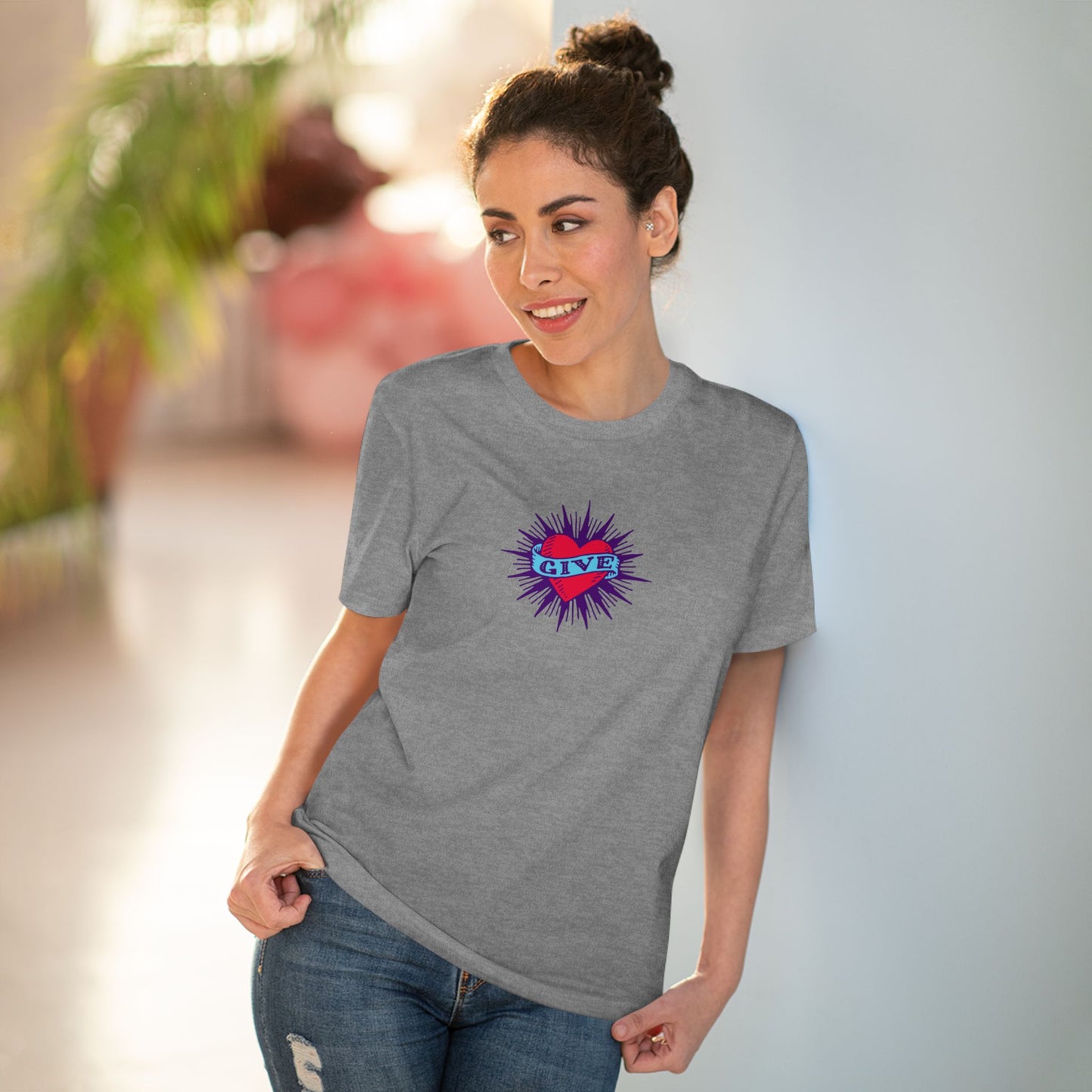 'GIVE TATTOO' Organic Creator T-shirt - Unisex