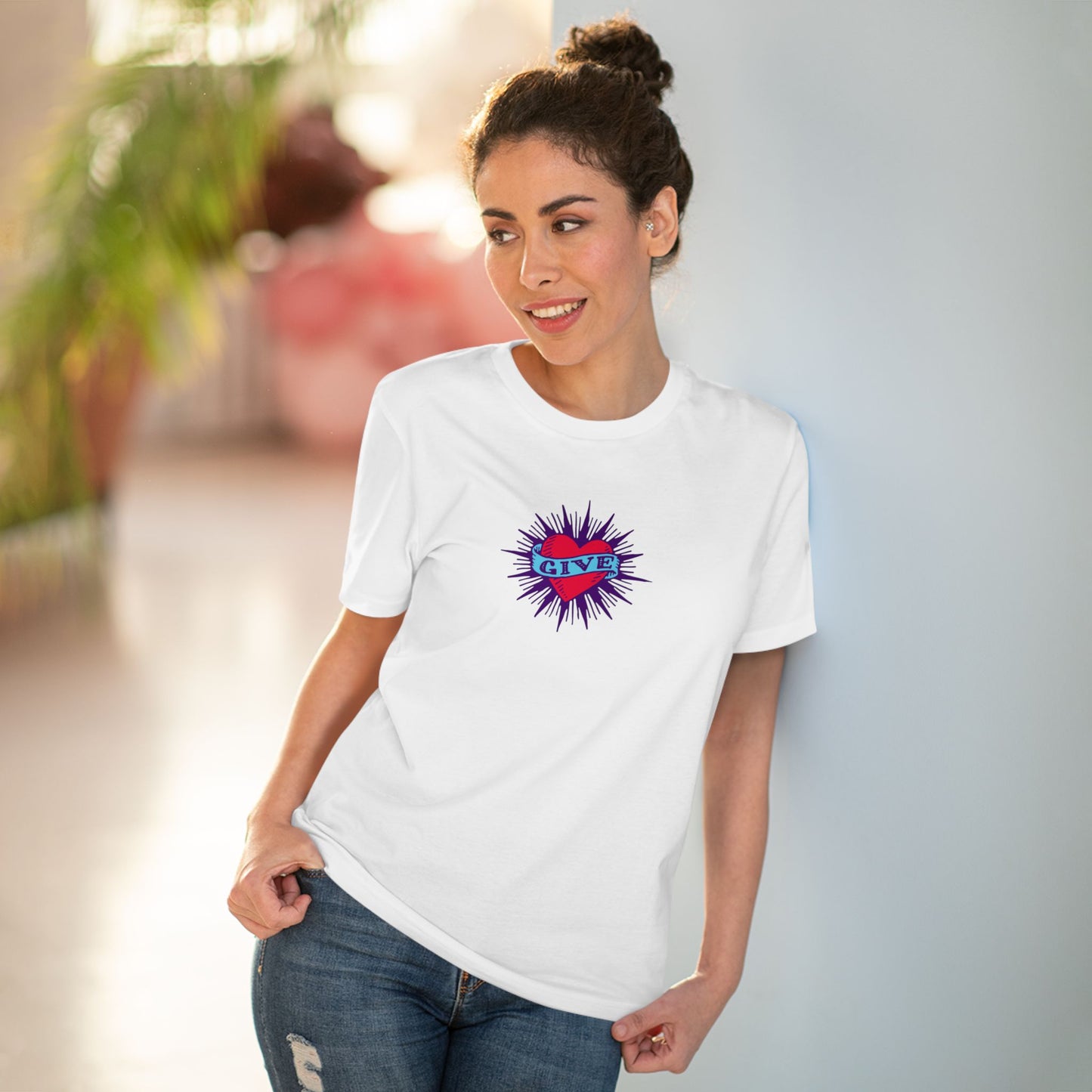 'GIVE TATTOO' Organic Creator T-shirt - Unisex