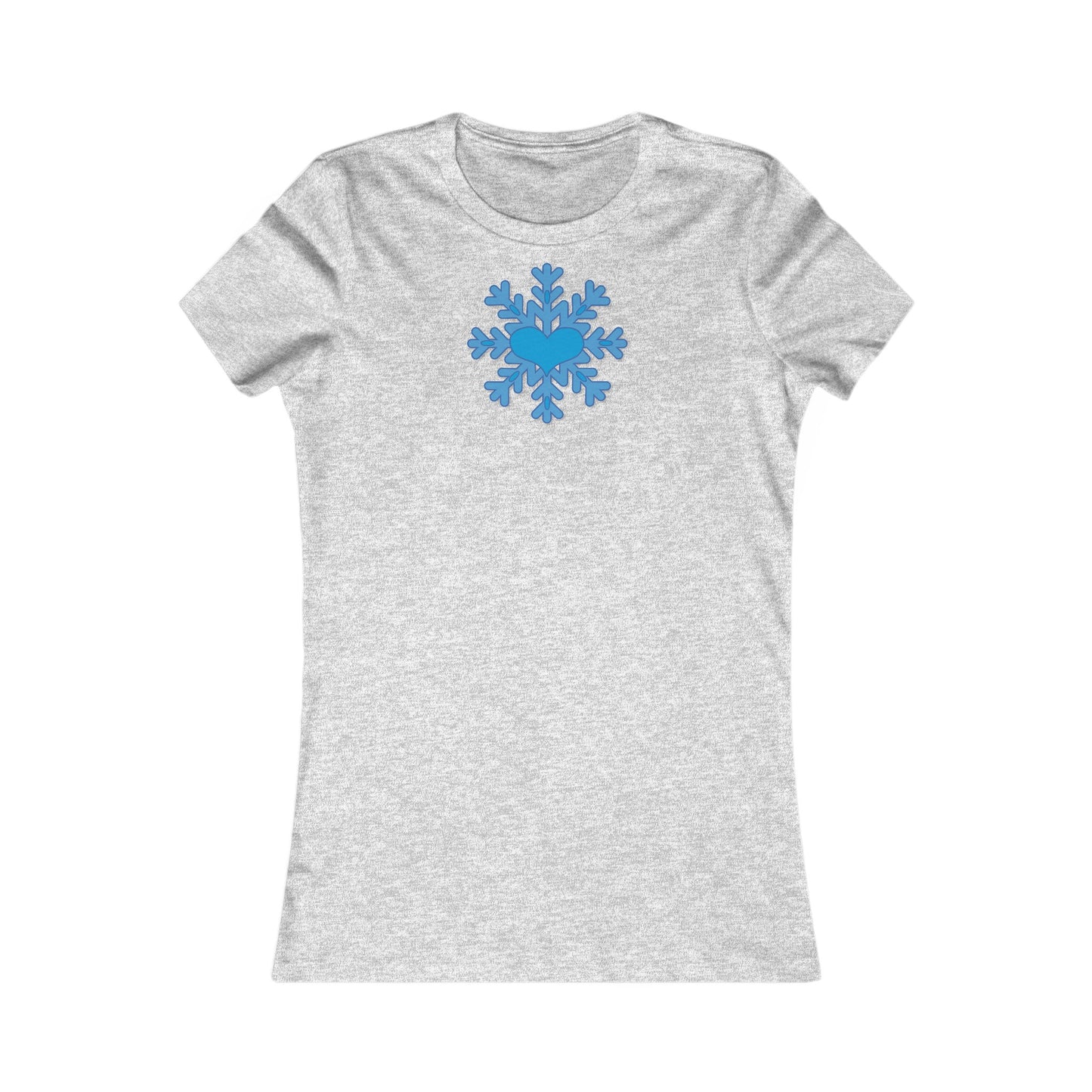 'SNOW FLAKE HEART' Special Edition Ladies T Shirt