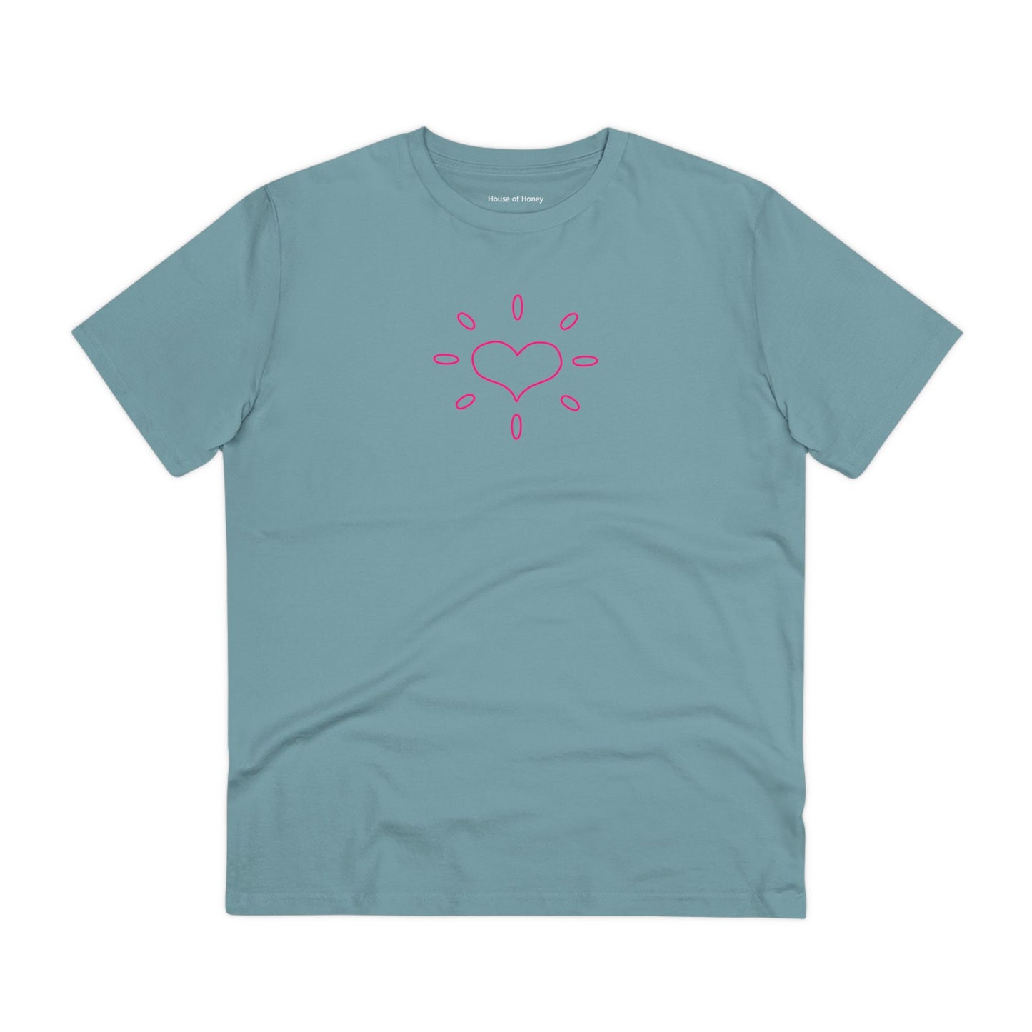 'GIVE HEART' Outline Organic T-shirt - Unisex