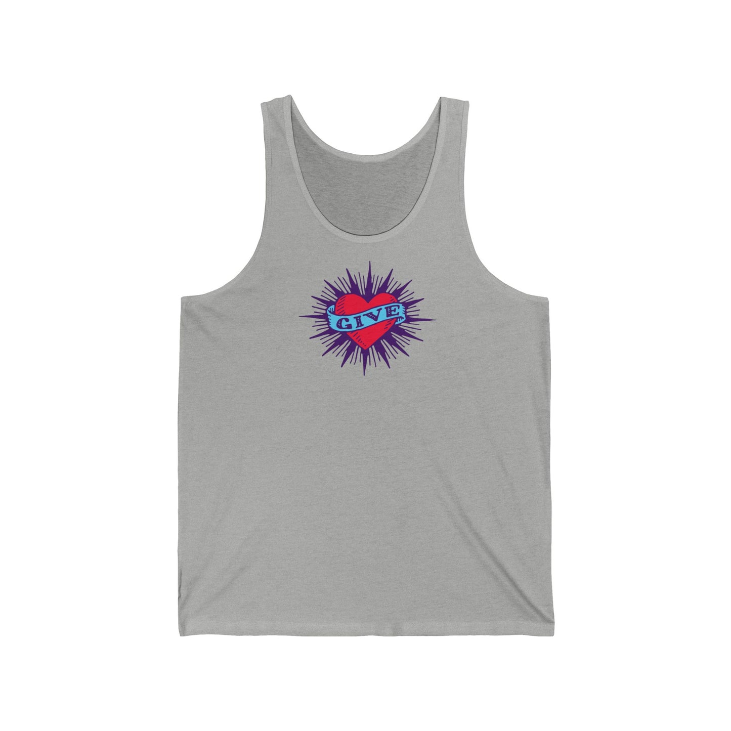'GIVE TATTOO' Unisex Jersey Tank
