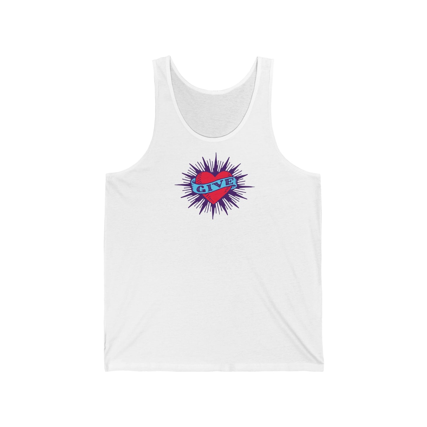 'GIVE TATTOO' Unisex Jersey Tank