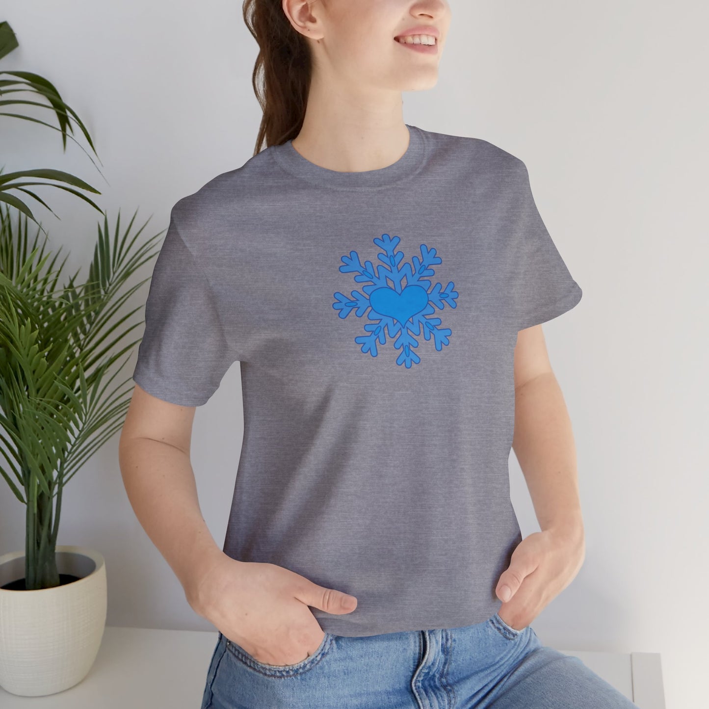 'SNOW FLAKE HEART' Special Edition Unisex T Shirt