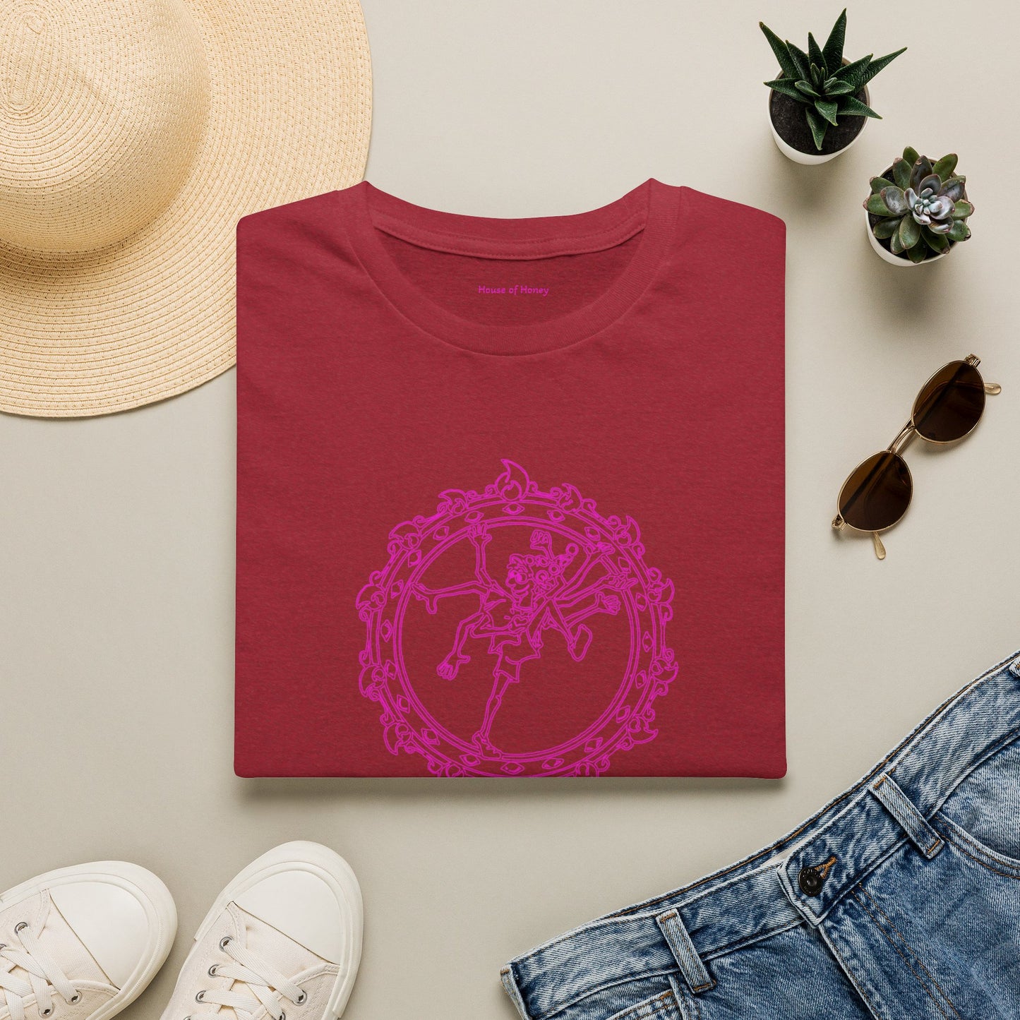 'Raving Shiva' Classic 90's design delicately trace outlined for the modern stealth raver ;)
