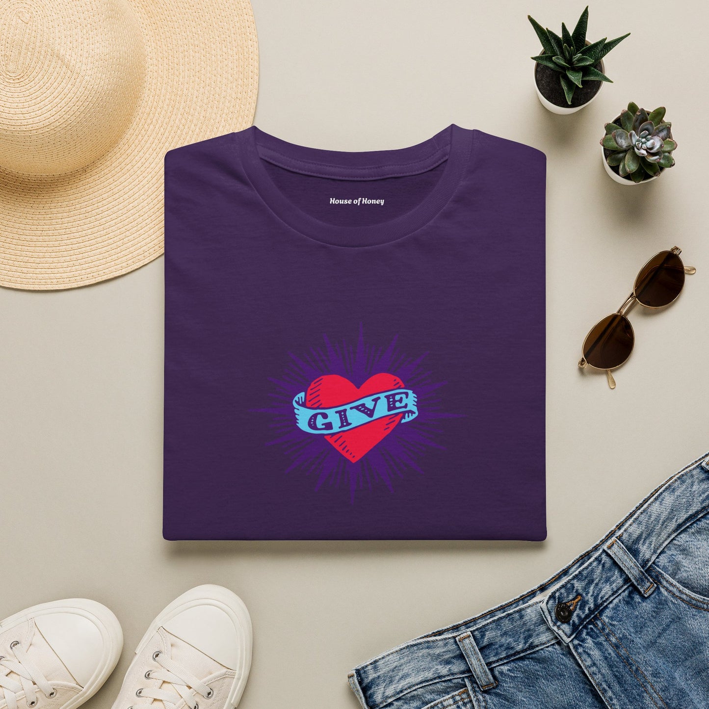 'GIVE! Heart Tattoo'